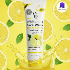 Whitening face wash lemon